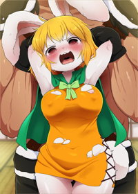 囚われたミンク族の戦士